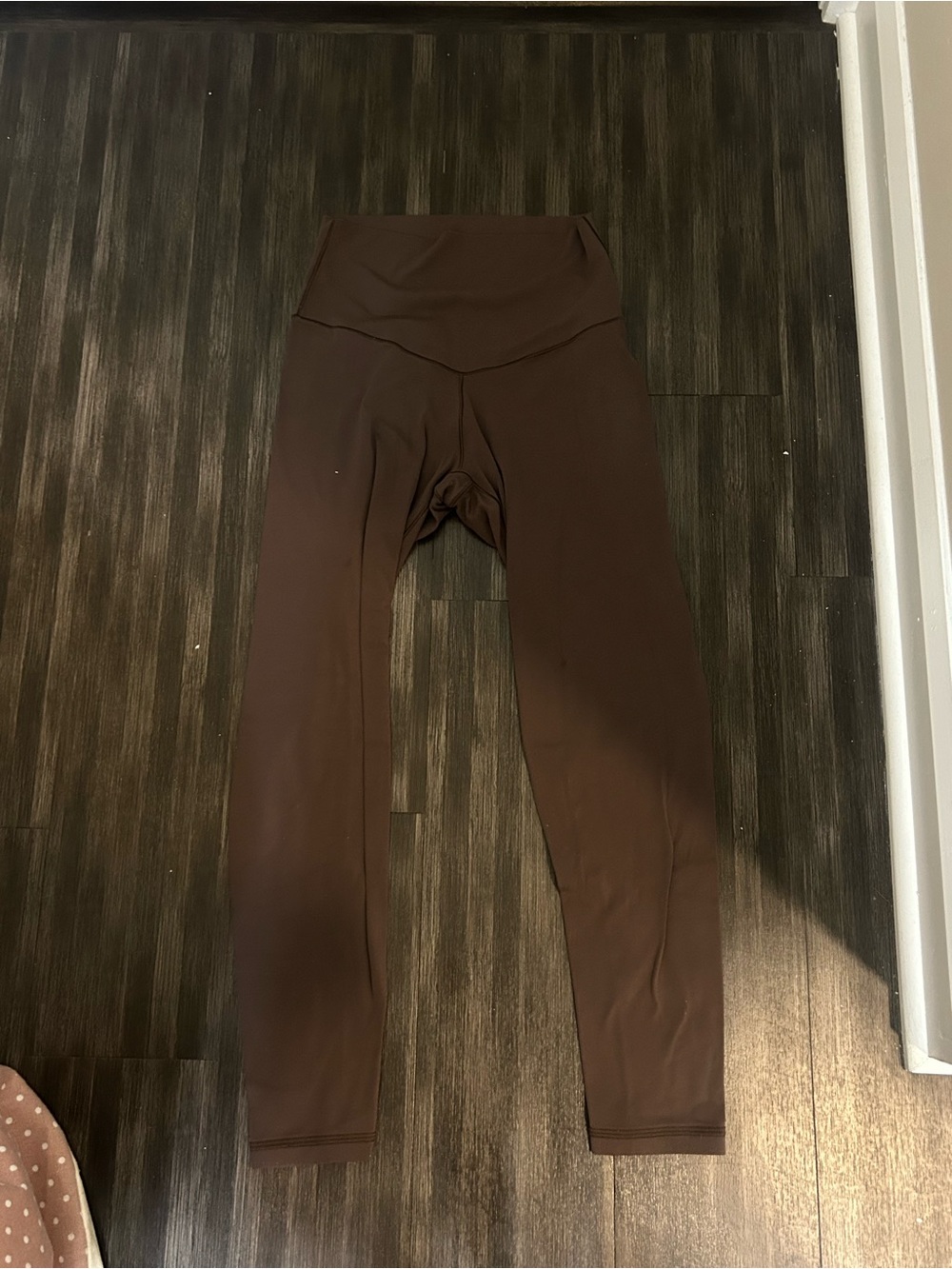 aerie high-waisted brown leggings